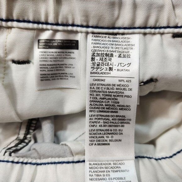 Levi's Men's Short Size XL XX Chino EZ Stretch Geometric Gray Shorts (16) - Picture 8 of 10